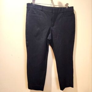 Banana Republic black capri slim fit pant size 10P